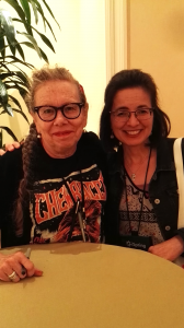 Lynda Barry with Adriana