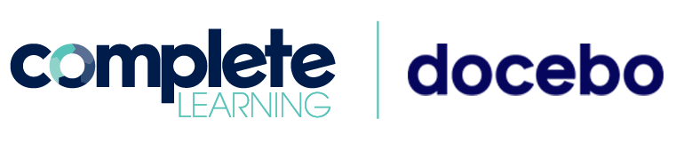 Complete Learning and Docebo combined logos