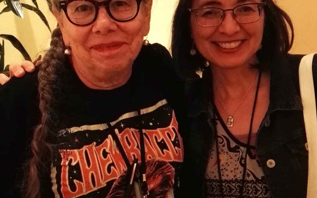 Lynda Barry with Adriana